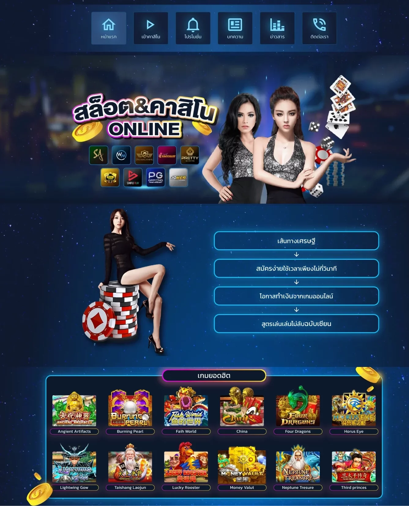 WTF55 คาสิโนไทย สล็อตแตกง่าย คาสิโนสดเต็มรูปแบบ สมัครง่าย จ่ายจริง ปลอดภัย SSL